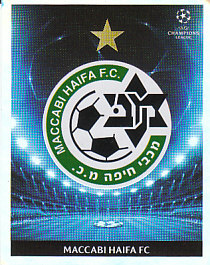 Club Emblem Maccabi Haifa samolepka UEFA Champions League 2009/10 #56